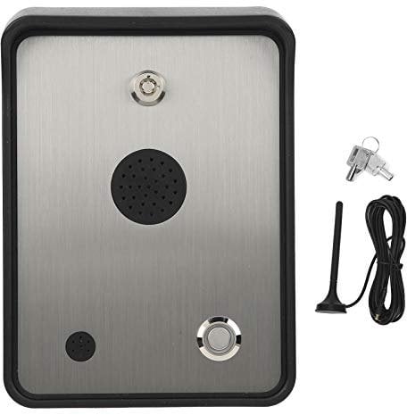 Kit Controller Allarme Intelligente, Allarme Citofono Audio Vivavoce GSM HELP, di Controllo Accessi Impermeabile per Punto di Chiamata di Emergenza, con Controller di
