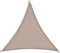 Voile D‘ombrage Triangulaire 1.8x1.8x1.8m 95% UV et Tissu Imperméable Polyester Voile d'ombrage Triangle avec Kit de Montage Corde Libre pour Balcon, terrasse, Jardin, Taupe