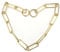 Joyzan Gold Dog Choke Chain, Strong Metal Brass Dog Collar Rope Solid Snake P Collars Lead Slip Anti Chew Choker No Pull Link Heavy Duty Training Accessories Pet Supplies for Small Medium Large Dogs
