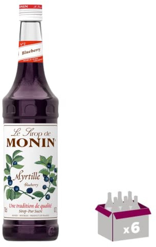 Lot de 6 Sirop - Myrtille - 70cL