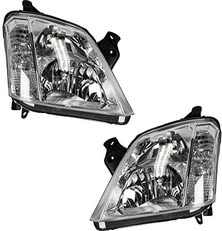 ATEC Germany 2x Hauptscheinwerfer vorne links + rechts H1 / H7 Frontscheinwerfer ohne Stellmotor, Kompatibel mit OPEL MERIVA A Großraumlimousine (X03)