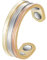3500 Gauss Magnetring Damenring 99,99% Reines Kupfer Magnetring Klassischer eleganter dreifarbiger Ring mit 4 Magneten (C)