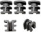 Cabezales de recortadora de ojal, cabeza recortadora, ojal, cabeza de maleza, manga de repuesto para STHIL FS44 FS55 FS80 FS88 FS90 FS106 FS108 FS130 FS56 FS6X FS7X FS8X FS91 FS110