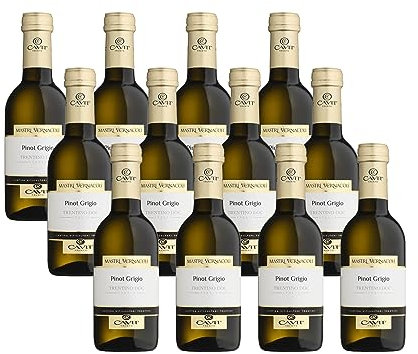 Pinot Grigio Trentino DOC Vernacoli 0,25l Weißwein Trentin trocken (12 x 0.25l)