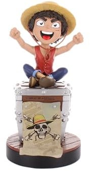 Cable Guys - Netflix One Piece Luffy Gaming Accessories Holder & Phone Holder for Most Controller (Xbox, Play Station, Nintendo Switch) & Phone