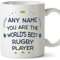 MUGFFINS Personalised Mug for Rugby Player - in English - World's Best - Funny Custom Gift for Colleagues - Ceramic 11oz Mug