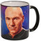 Elbenwald Star Trek Tasse mit Captain Picard Motiv Rundumdruck Keramik 320 ml mehrfarbig