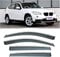 KAZONS 4 Stück Windabweiser für BMW X1 2009-2015, Autofenster Regenschutz, Regenabweiser, Integrierte Deflektoren