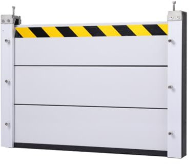 Mobile Hochwasserschutz Barriere Tür,Aluminiumlegierung Hochwasserschutz Barriere auf Türen,Hochwasserschutz Wasserabweiser für Garage/Basement/Haustür/Auffahrt (90×40CM)