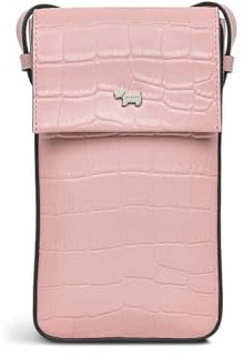 RADLEY London Womens Ladies Arlington Court - Faux Croc - Medium Phone Crossbody Bag - Stylish Designer Accessory with Adjustable Strap Cell Phone Purse and Wallet Crossbody Pink
