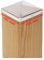 2 x Pyramid Post Caps Stainless Steel 151 x 151 mm