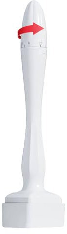 Zernblend Einstellbarer Mikronadel Gesichtsnadel, 140 Titanium Pins, Mikronadel Stempel, Professioneller Microneedle Dermapen für Haar, Bartwuchs, Gesicht