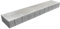 Zavorre in calcestruzzo prefabbricato inclinazione 0° con due boccole M8 per il montaggio - dimensioni cm.100x20xh.9 kg.38- disponibile in diverse inclinazione da 0°/5°/10°/15°/30° - Notaro Manufatti