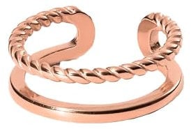 Purelei® Mau Ring Adjustable – Verstellbarer Ring in Gold, Silber und Roségold – Elegantes Design mit gedrehter Optik – Größen S/M und M/L – Hochwertiger Edelstahl (S/M, Roségold)