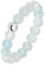 GD GOOD.designs Anti Stress Ring aus Aquamarin Naturstein Perlen für Damen - Elastische Anxiety Rings - Fidget Ringe I Ringgröße 52-60
