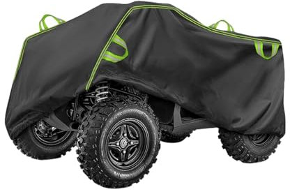 Veeteah Couverture complète pour VTT, Couverture Quad pour VTT | Housse de Pluie pour VTT | Housses extérieures Anti-poussière pour la Plupart des VTT, Housses de Protection imperméables, Accessoires