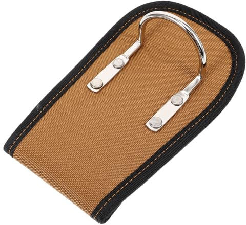 OKUMEYR Hammer Hanger for Tool Belt Hatchet Holder Made of Metal Electrician Tool Storage Organizer Loop Hammer Hanger for Belt Hatchet Holder