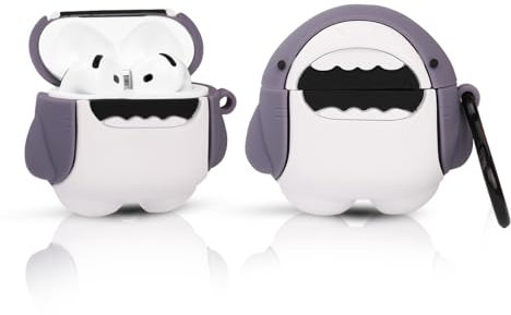 TAOCHEN Hüllen für AirPods 4 Drahtlose Ohrhörer (2024) mit Karabiner- Silikon Aufladung Schutzhülle mit Niedlich Cartoon Haut Design für AirPods 4th Erzeugung Kopfhörer