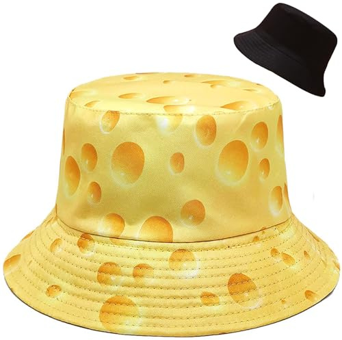 XYIYI Unisexe Chapeau de Seau Coton Chapeau de Pêche Chapeau De Soleil
