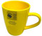 Liberty Leisure ABS Non-Slip 35cl Mugs - 4 Pack – Durable, Lightweight, Dishwasher Safe, Ideal for Home, Office, and Travel, BPA-Free, Ergonomic Design, Safe for Boiling Water (Lemon)