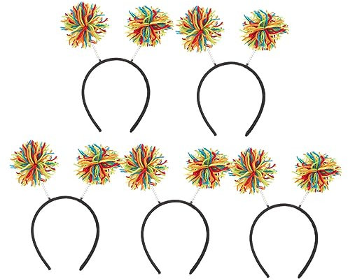 VALICLUD 5stücke Teiliges Stirnband Für Partys Kreative Haaraccessoires Für Neujahr Geburtstagsfeiern Halloween Und Festivals Geeignet Für Erwachsene
