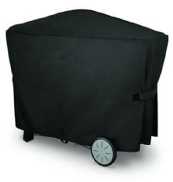 Housse de Barbecue pour Weber Q2000 Q3000 Housse de Barbecue extérieur Accessoires Anti-poussière étanche à la Pluie Housses de Protection Contre la Pluie (Noir, 112.4x64.1x95.6cm)