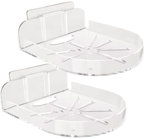 Support pour Babyphone - Étagre Murale Double pour Moniteur | Support Fixation Murale Sécurité – Rangement Caméra pour Chambre, Appartements, Intérieur/Extérieur, Petits Espaces