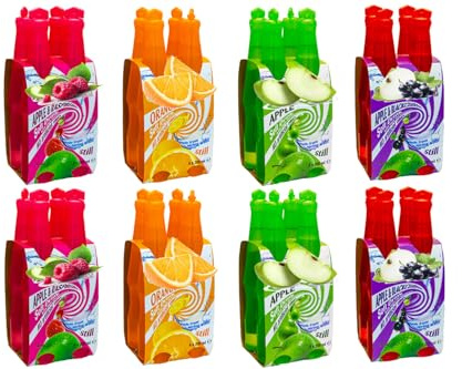 Random Mixed Still Juice Drink 4 x 200ml Multipack – Apple & Blackcurrant, Orange, Apple & Raspberry Flavours – St (Pack of 8, Random Mixed)