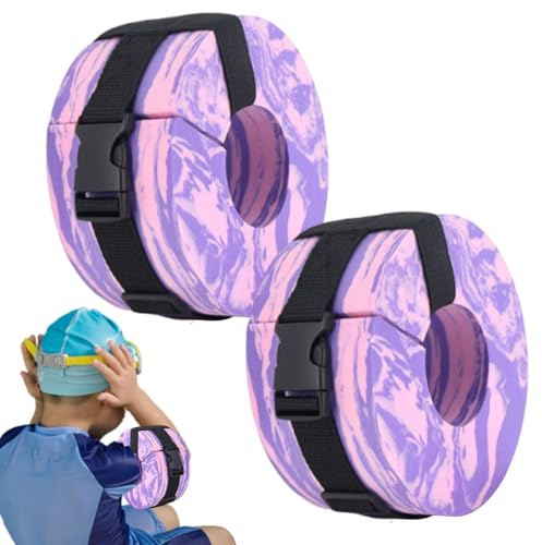 Pesas de tobillo para aeróbicos acuáticos, puños de entrenamiento ajustables para piscina, anillos de natación EVA de alta densidad, portátil para el agua - Fitness - Paseo | Natación, Hidroterapia