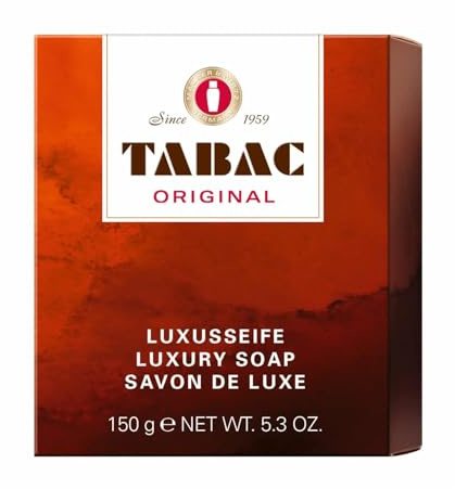 Tabac® Original Luxusseife 150 g | Tabac® Original Luxusseife 150 g – Milde Reinigung mit cremigem Schaum und klassischem Herrenduft seit 1959.
