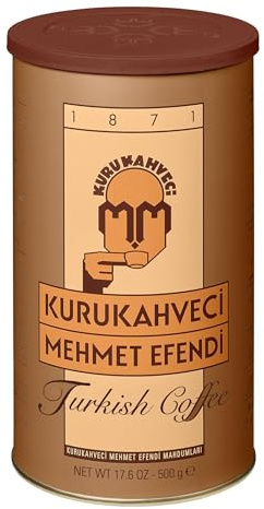 Kurukahveci Mehmet Efendi Turkish Coffee, Medium Roast for Cezve, 500 g