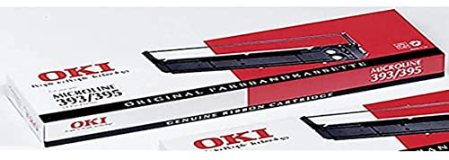 OKI Farbbandkassette Nylon für 393 395 Schwarz