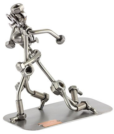Steelman24 I Schraubenmännchen Rugby I Made in Germany I Handarbeit I Geschenkidee I Stahlfigur I Metallfigur I Metallmännchen
