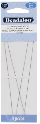 4.5 Big Eye Beading Needles 4/Pkg JNEED-4.5/4
