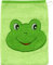 Wörner Kinder-Waschhandschuh Frosch Walk-Frottier grün Größe 15x20 cm