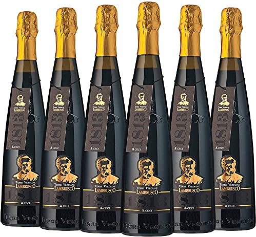 Lambrusco Ceci Rotwein aus der Emilia Romagna IGT [ 6 Flaschen x 0,75 ℓ ]