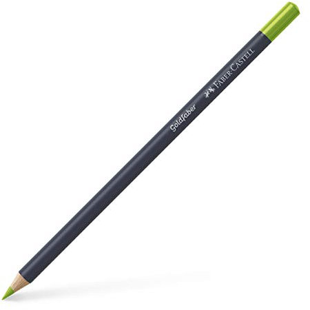 Faber-Castell Kreativstudio Goldfaber Farbstift (173), Maigrün, Einzelstift, für Kunst, Handwerk, Zeichnen, Skizzieren, Zuhause, Schule, Universität, Ausmalen