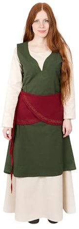 Burgschneider - Wickelgürtel Ketra Wollfilz - Rot (S, Unisex, Wolle) Mittelalter, Fantasy -