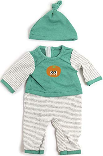 Miniland Set Puppenkleidung 40cm, Pyjama mit Schlafmütze