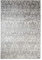 TAPISO Jafar Teppich Wohnzimmer Dünn Kurzflor Modern Floral Meliert Verwischt Vintage Damast Grau Creme Taupe Designer Flachflor Viscose 160 x 230 cm