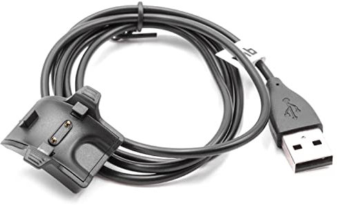 vhbw cavo di ricarica USB compatibile con Huawei Honor Band 4, Band 3 smartwatch tracker - Stazione di ricarica, nero, 100 cm