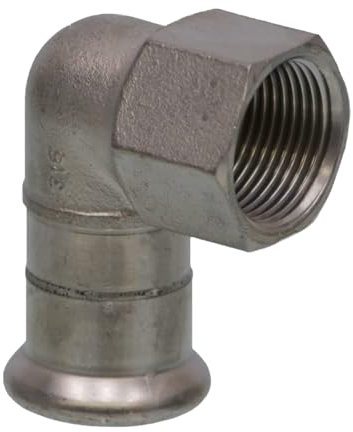 SEPPELFRICKE Edelstahl XPS090G, Übergangswinkel 90° I/IG, 28 mm x 1