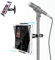 Elitehood Metal iPad Stand Holder, 360° Swivel Tilt Mic Phone Holder Mount Adapter, Aluminum Tablet Clamp for 4-12.9 Tablets