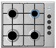 Piano Cottura, Gas, Inox, 4 Fuochi