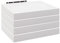 WOLTU Wandregal 4 Stück Set Wandboard Bücherregal Regale für Deko Wandablagen aus MDF Holz,Hängeregal Weiss,25x22.9x3.8cm,RG9365ws-4