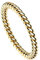 Taffstyle Damen Ring Edelstahl Schmaler Geflochtener Bandring Damenring Trauring Fingerring Gold Größe 54 (17.2)
