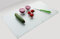 BELOFAY Pack of 2 Clear Tempered Glass Chopping Board | 5mm Toughened Glass Cutting Board | Worktop Saver, Non-Slip, Long Lasting, Round Corner, Smooth Edges, Scratch Resistant | 52x30cm