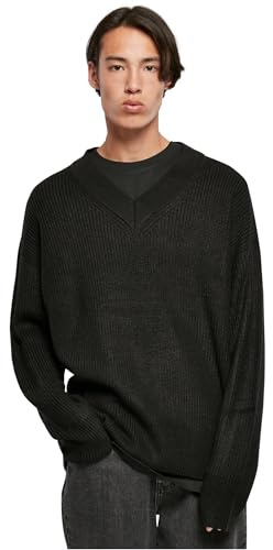 Urban Classics Herren V-Neck Cardigan Black, M