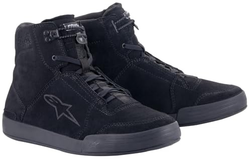 Alpinestars - Chrome Motorradsneaker Black/Black 45,5