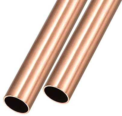 METALLIXITY Cuivre Tube 16x1x100mm (OD x Mur T x L)2Pcs | Tube Droit, Pour Maison Ameublement Machines Bricolage Artisanat